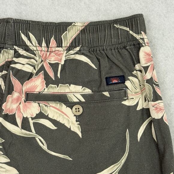 Faherty Shorts Mens Small Island Orchid Drawstring Pull On 6.5" Inseam NEW - Picture 11 of 15